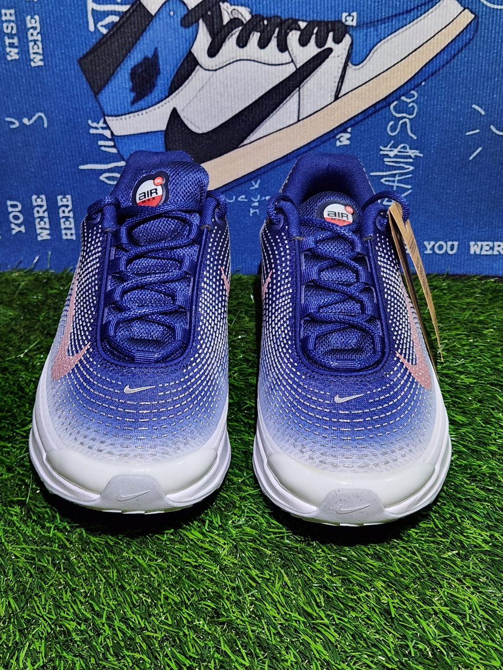 Size 8 Men 9.5 Women Nike Air Max DN USA Olympics Blue  Metallic Silver White - Picture 7 of 9